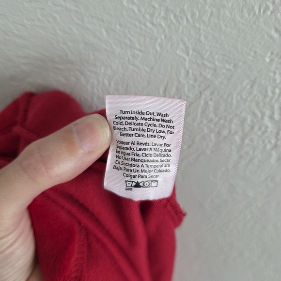 Juicy Couture Womens Red Velour Track Suit Set Hooded Jacket Jogger Pants Sz XXL - Picture 12 of 12